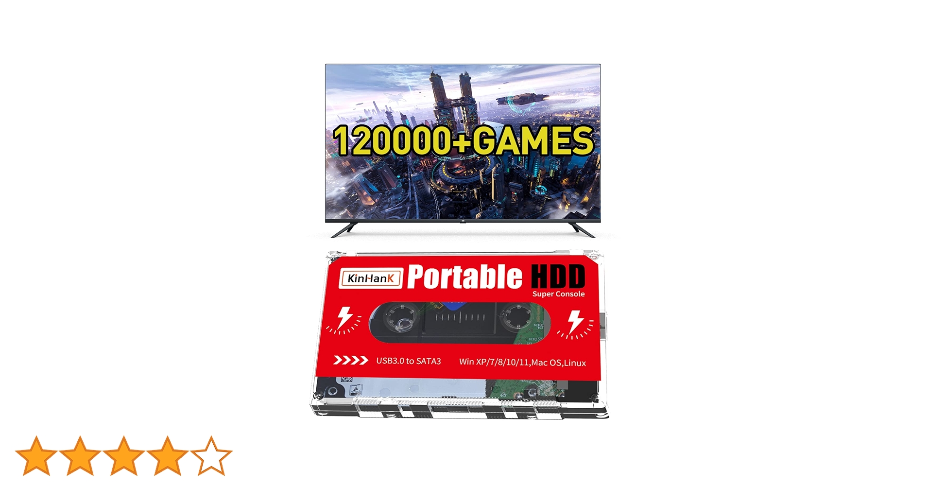 Amazon.co.jp: Kinhank 商品フィギュア 2TB 外付けハード
